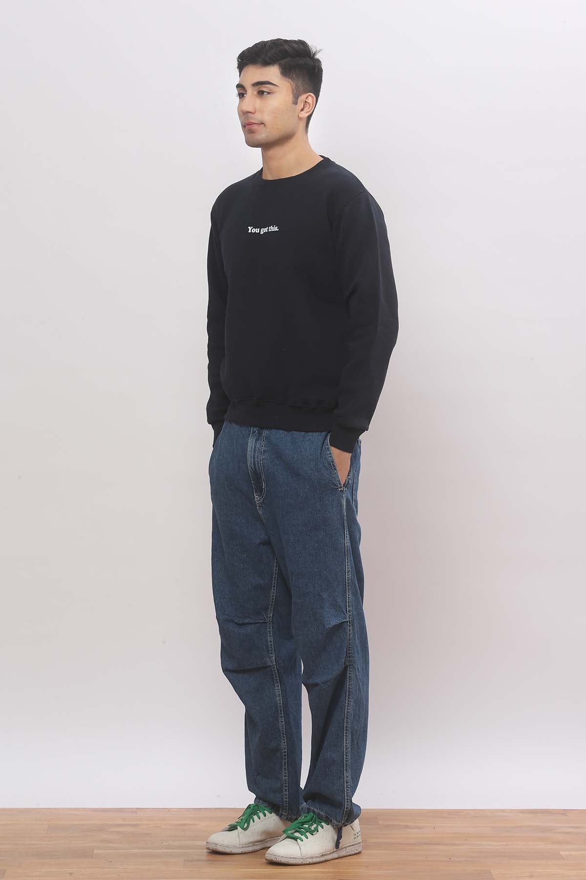 You Got This Navy Blue Sweatshirt