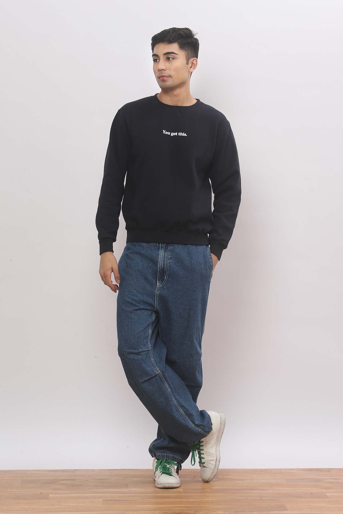 You Got This Navy Blue Sweatshirt