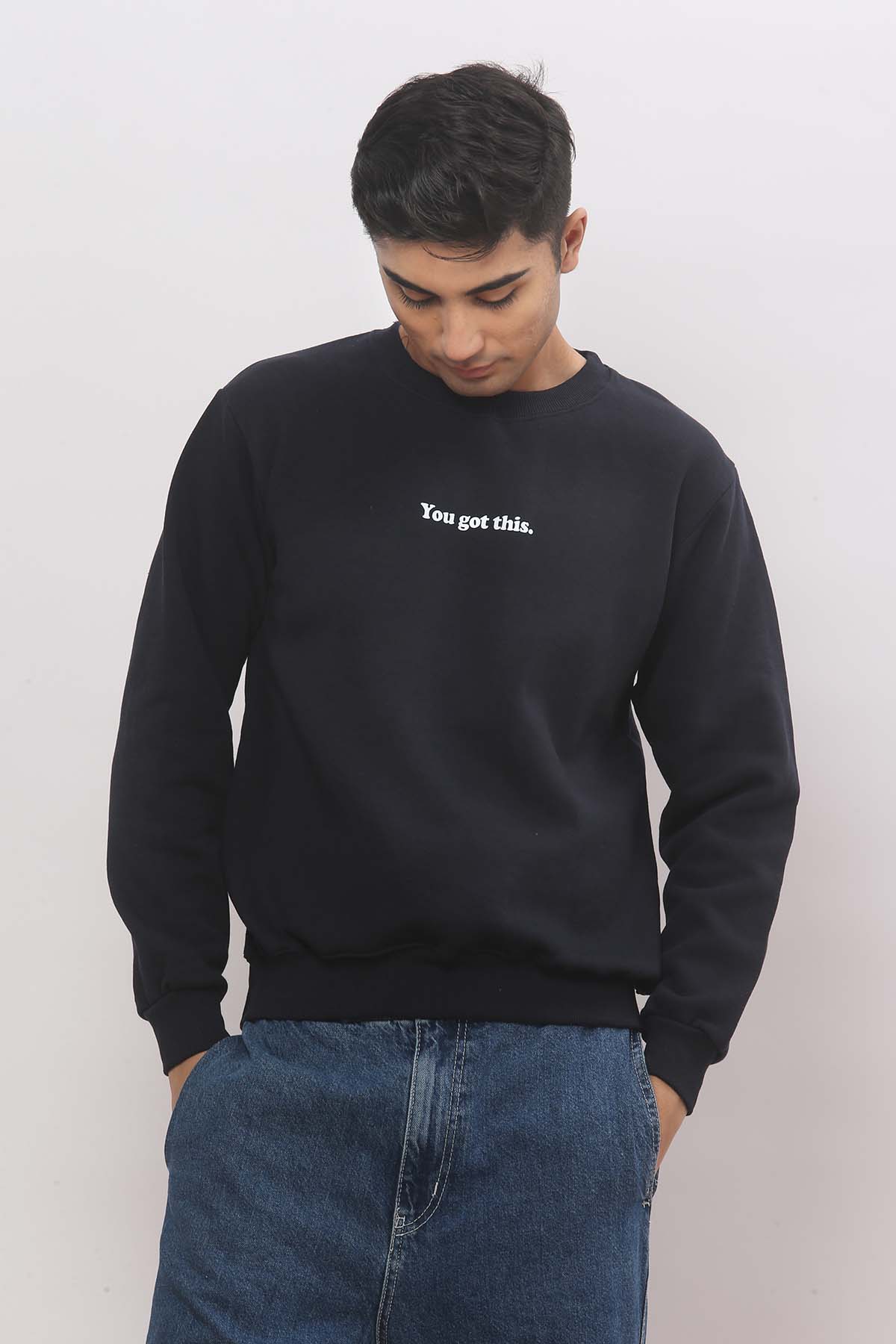 You Got This Navy Blue Sweatshirt