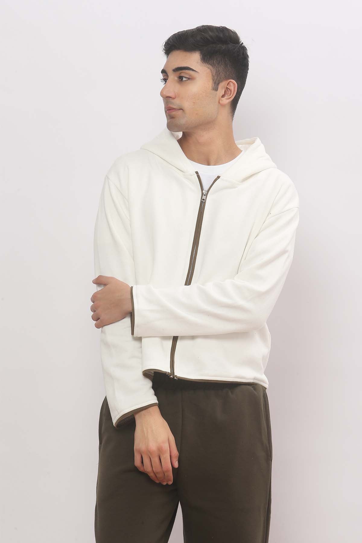 Off-White Zip Hoodie