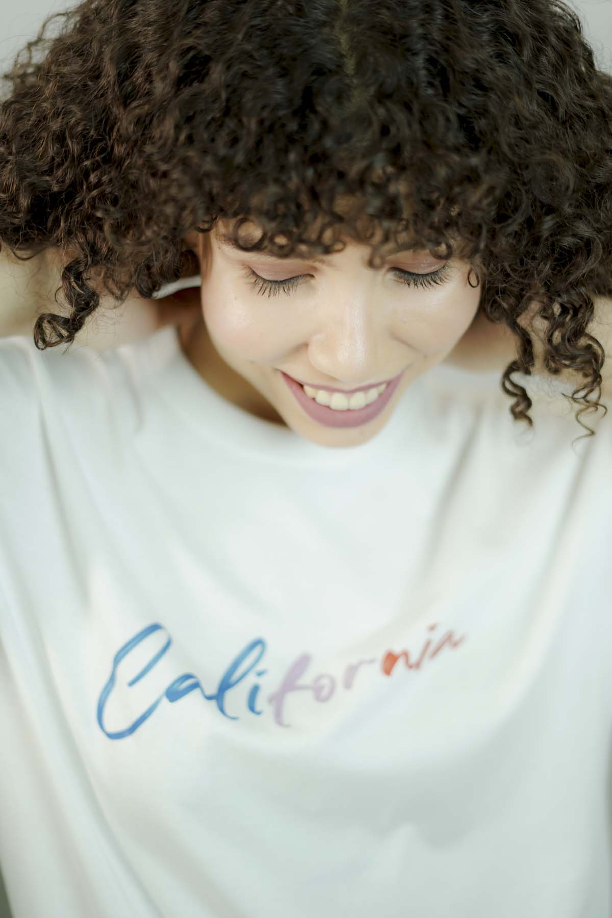 California Oversized T-shirt-white