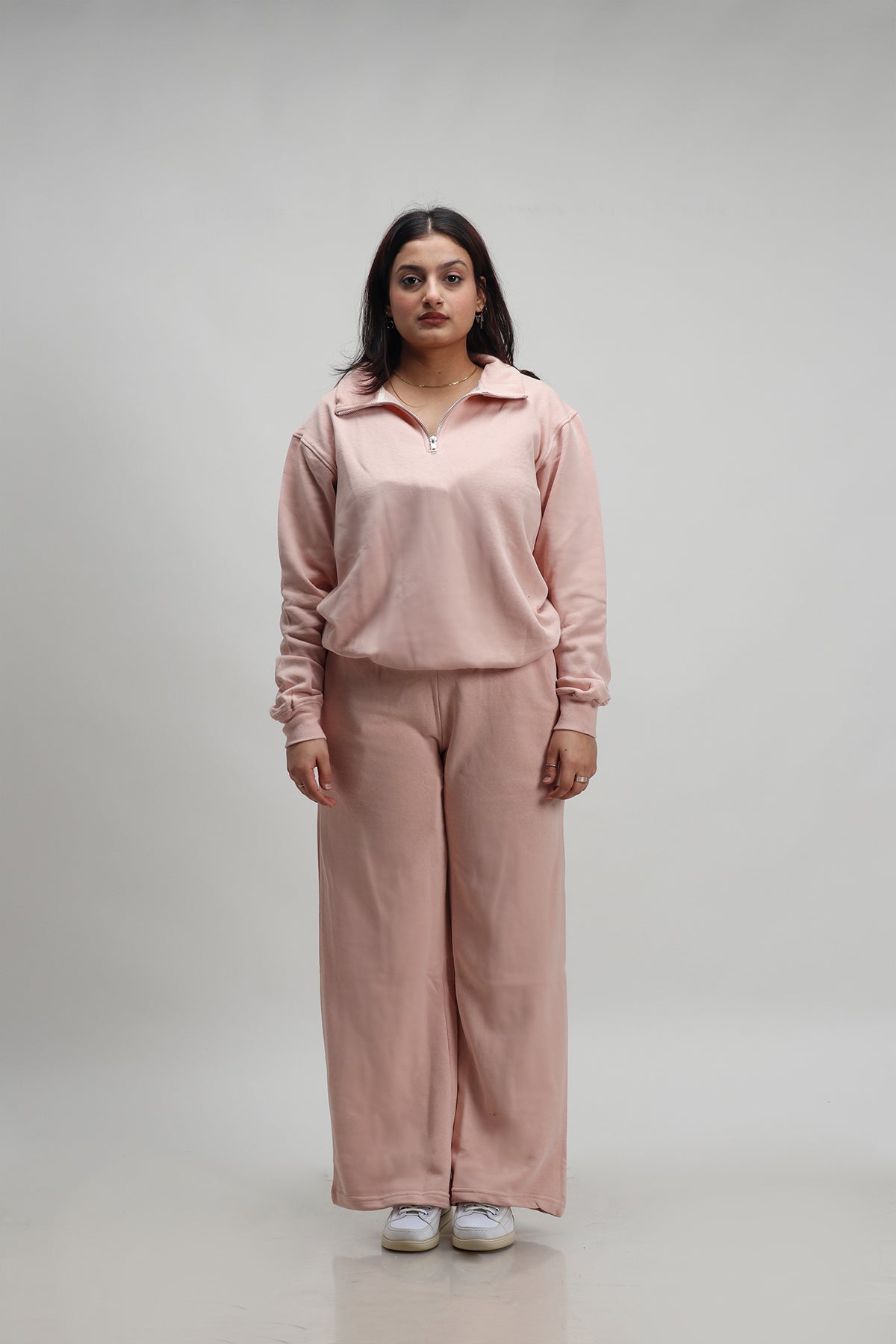 Baby Pink Wide Leg Jogger