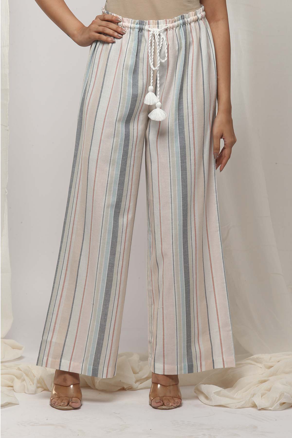 Pastel Pop Linen Set- Peach
