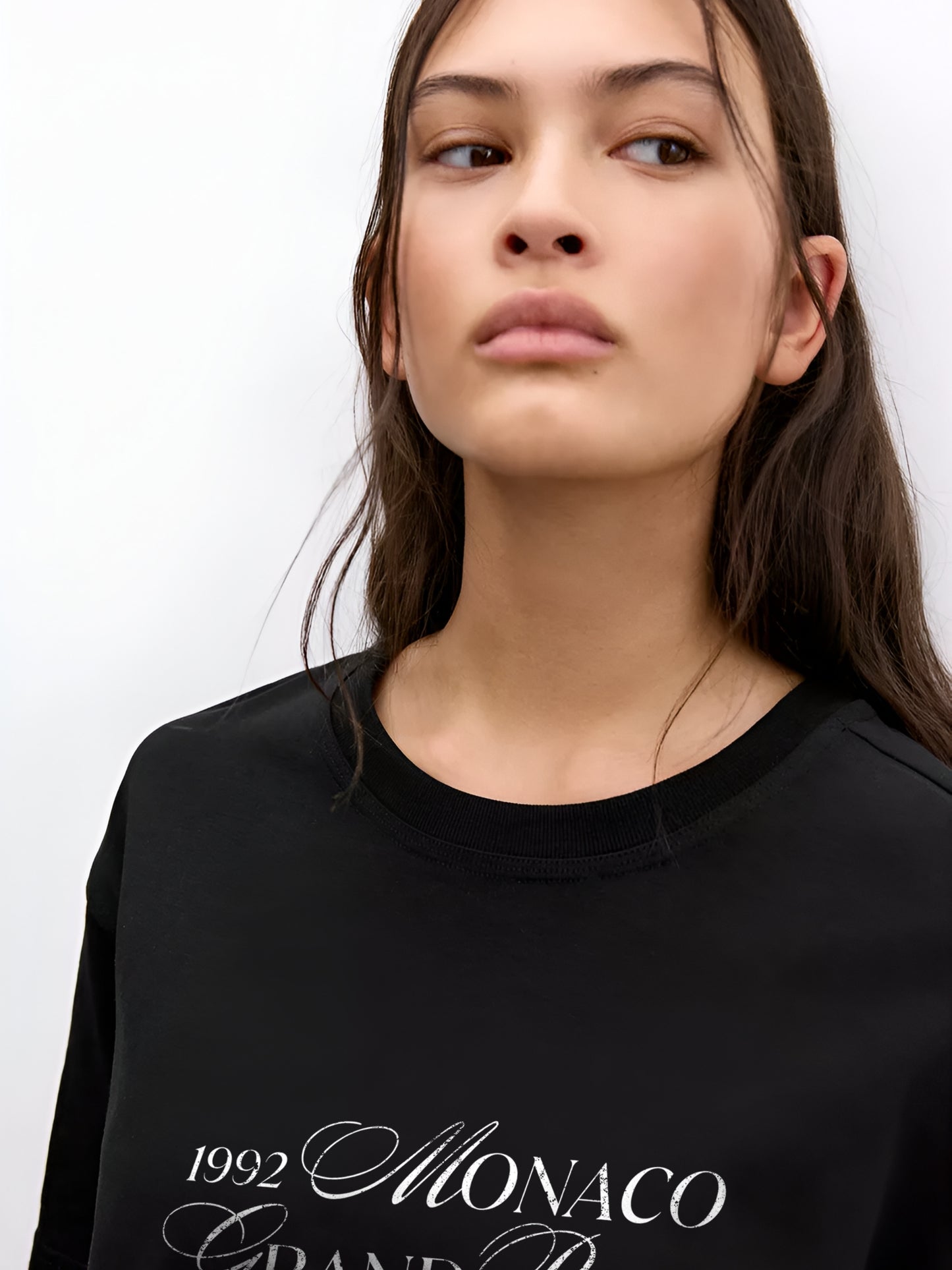 Monaco Grand Prix Oversized T-Shirt- Black