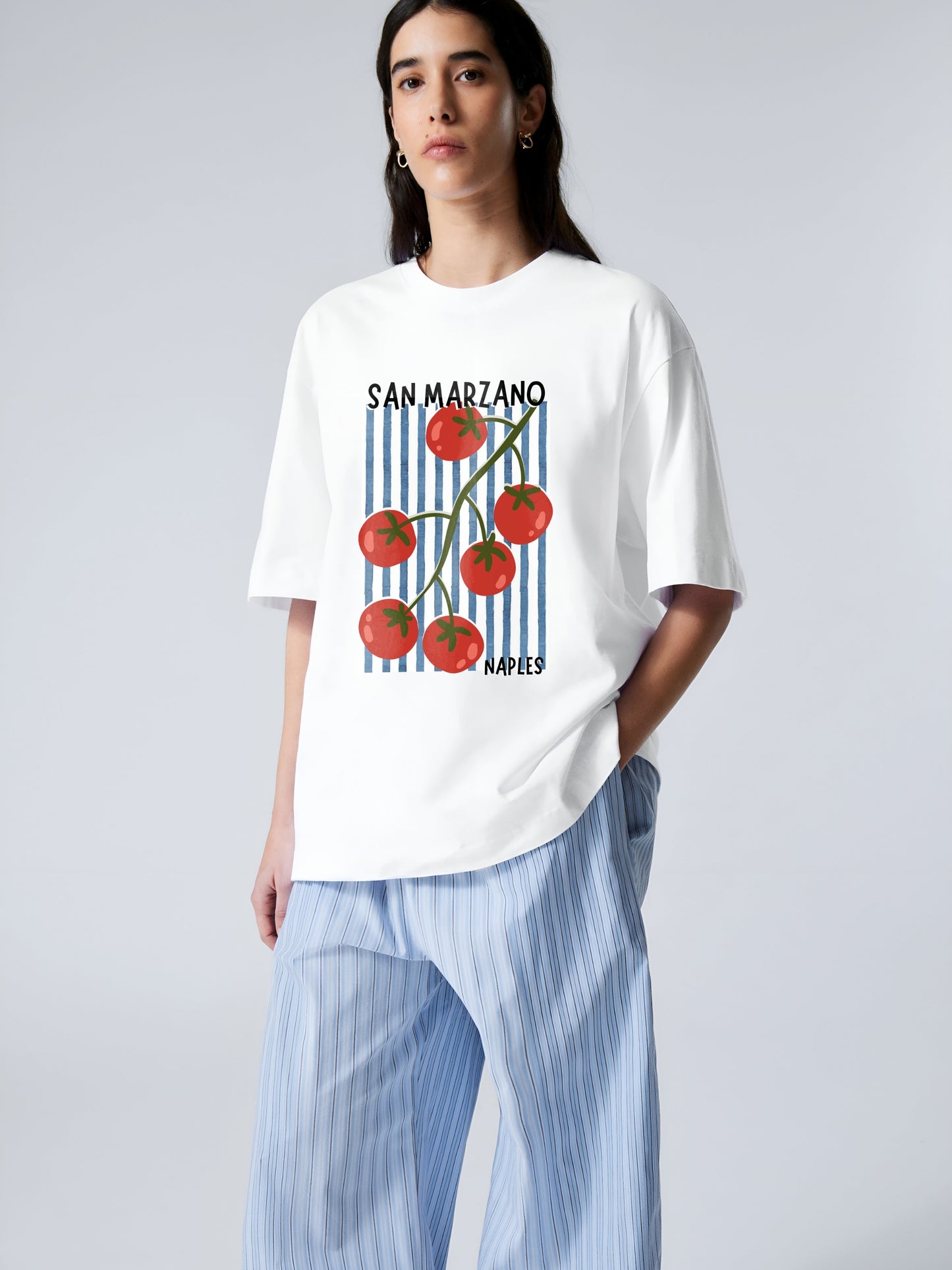 San Marzano Oversized T-Shirt- White
