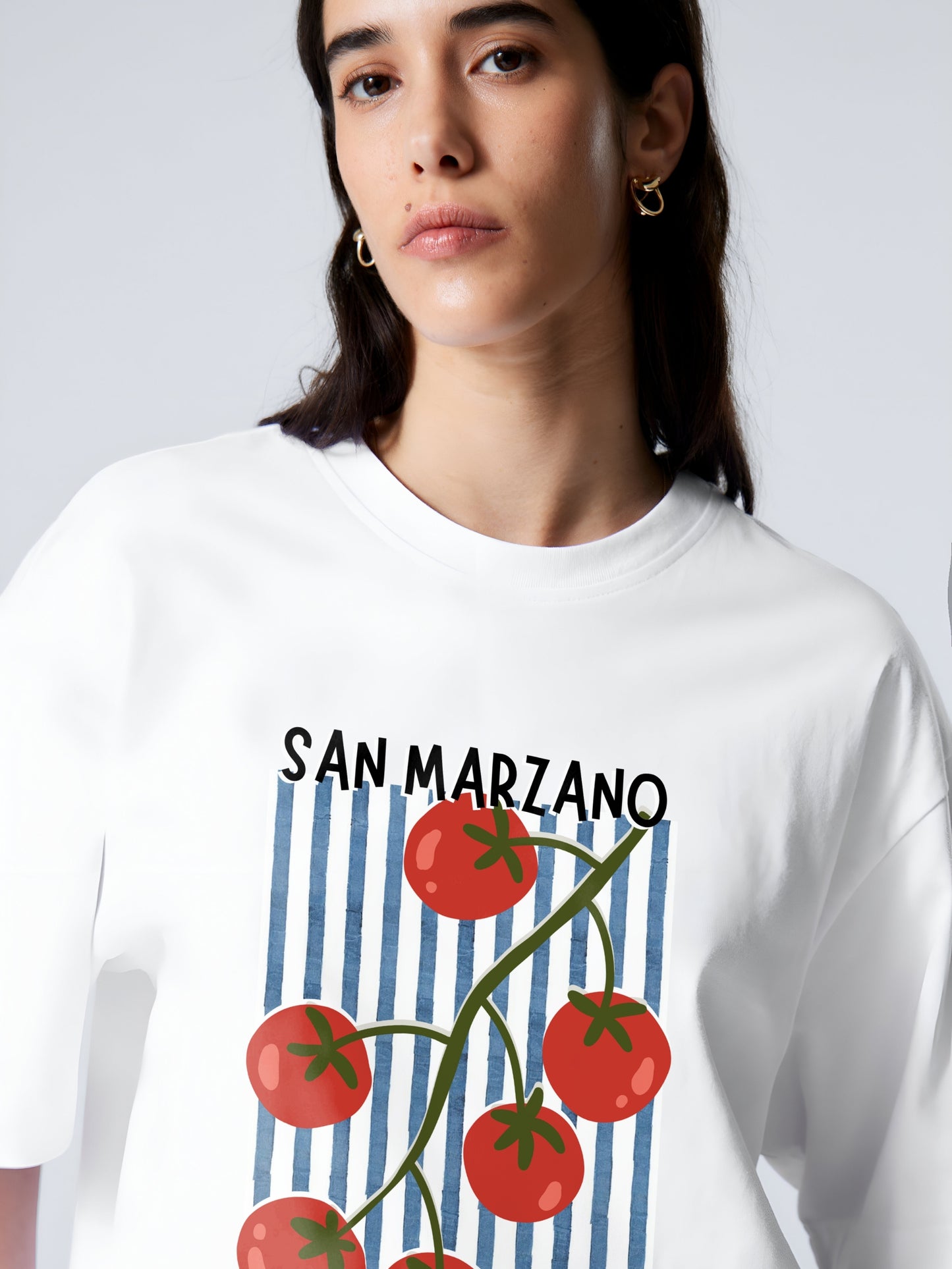 San Marzano Oversized T-Shirt- White