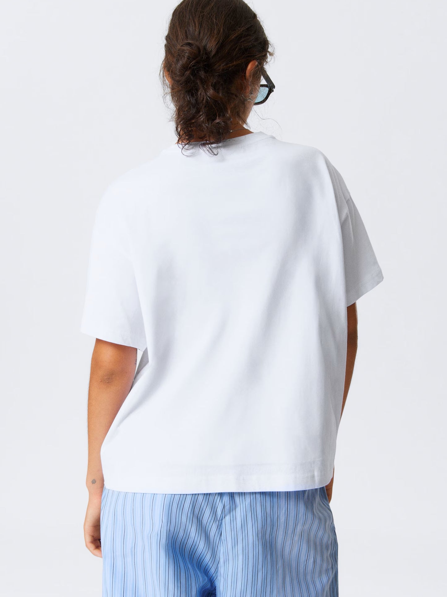 Crown Tennis Team T-Shirt- White Regular Fit T-Shirt