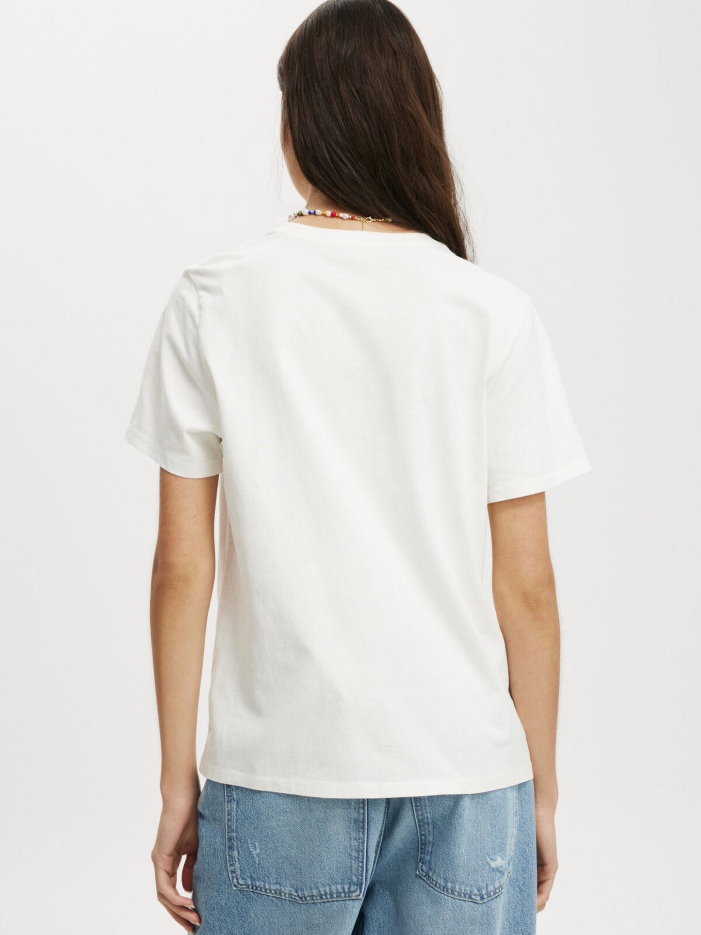 Game Day T-Shirt- White Regular Fit T-Shirt