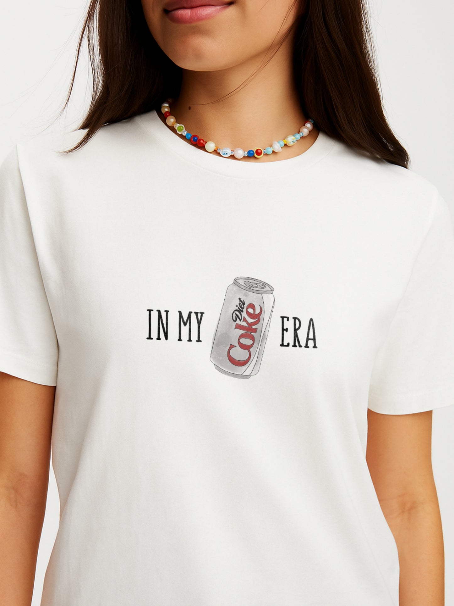Diet Coke Era T-Shirt- White Regular Fit T-Shirt