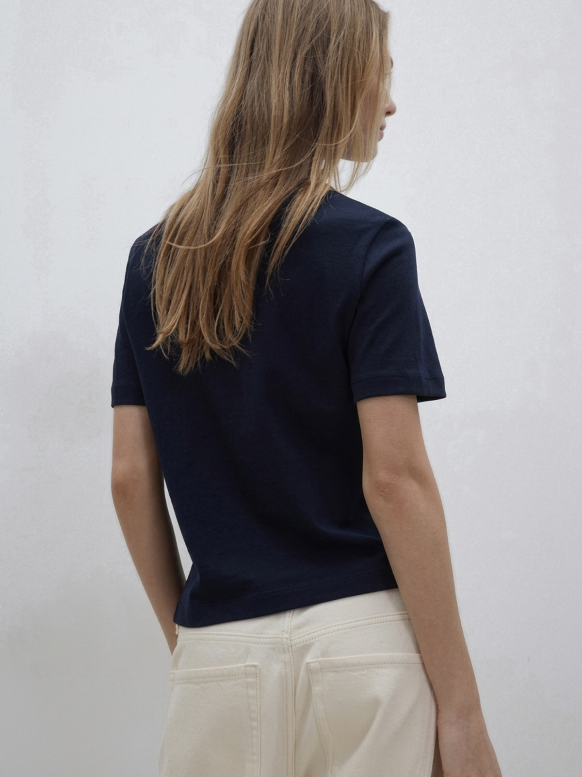 Morning Matcha Calls Regular Fit T-Shirt - Navy Blue