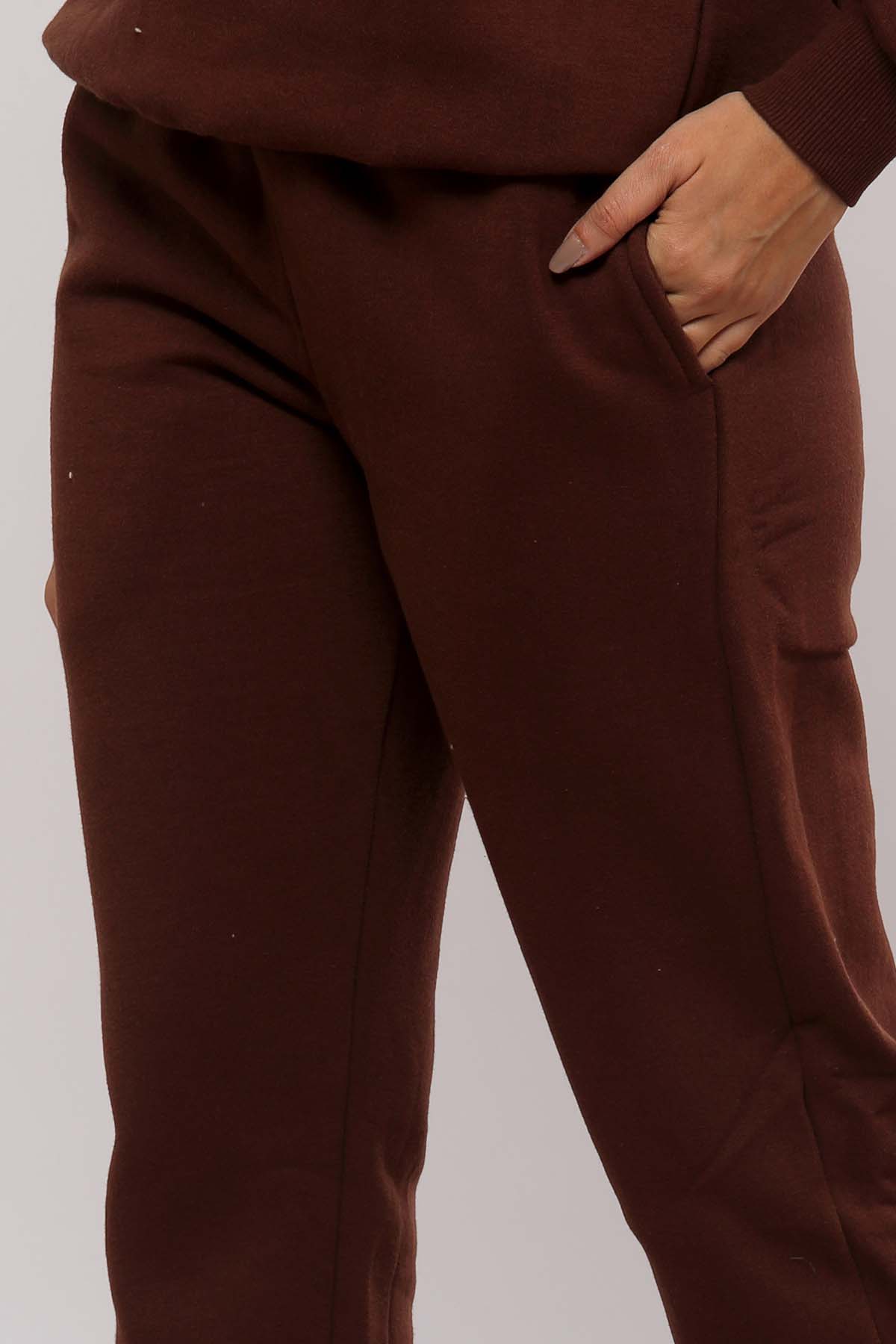 Brown Straight Fit Jogger