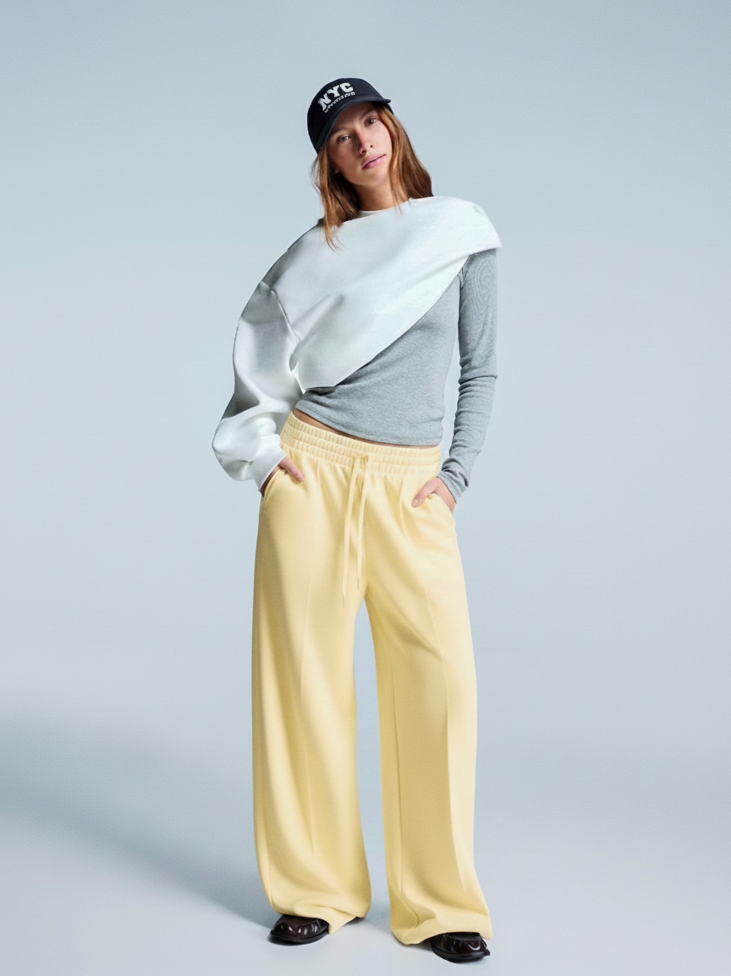 Butter Yellow Straight Fit Jogger