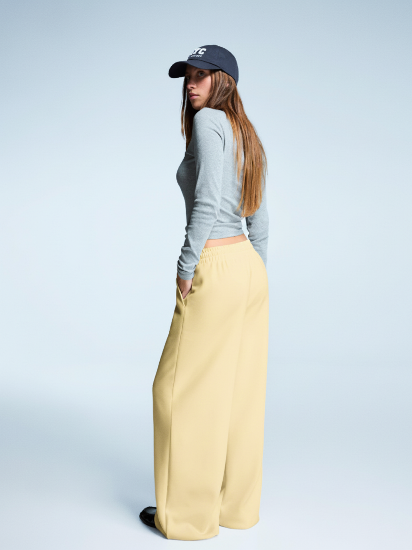 Butter Yellow Straight Fit Jogger