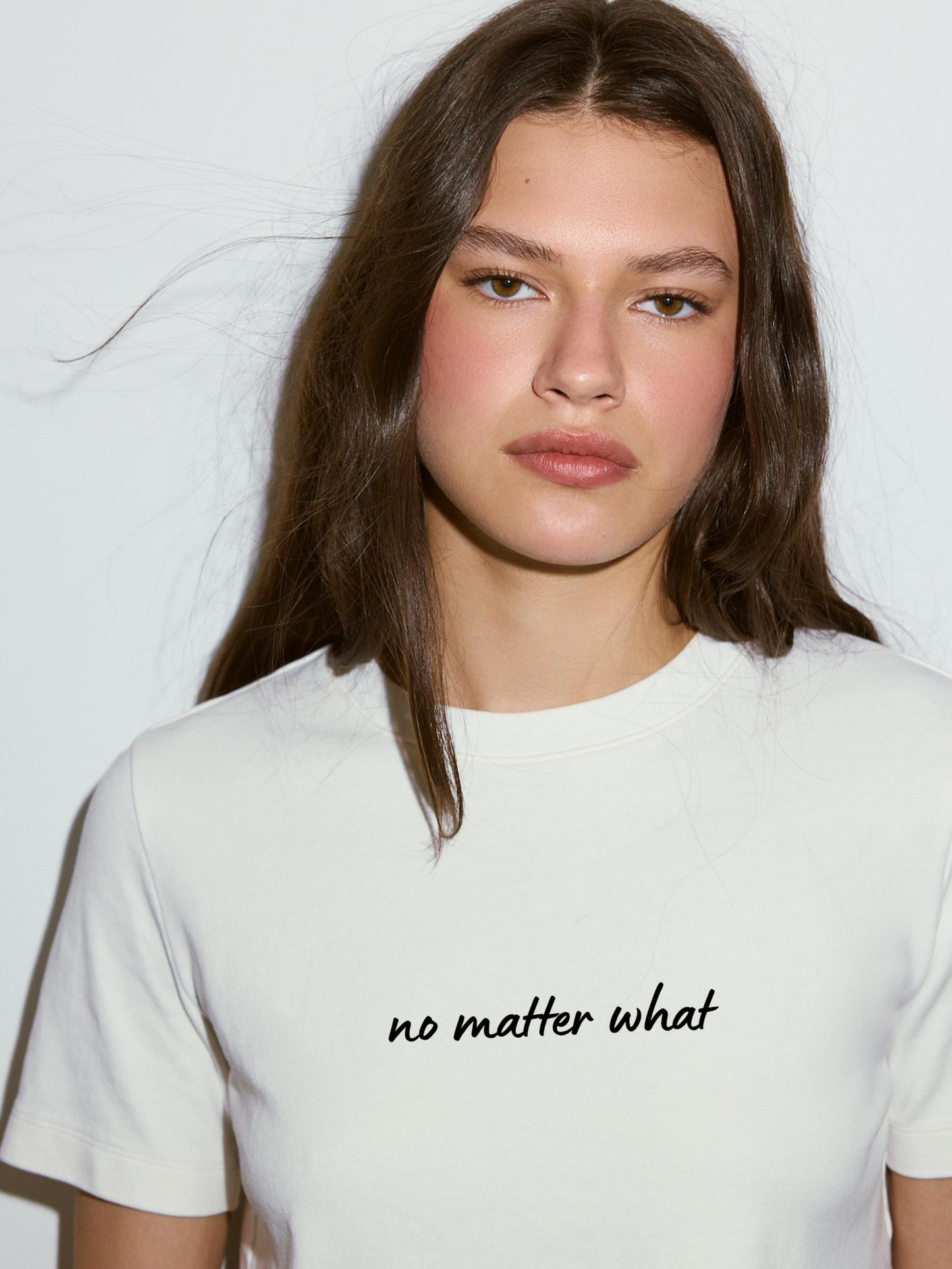 No Matter What Regular Fit T-Shirt - White