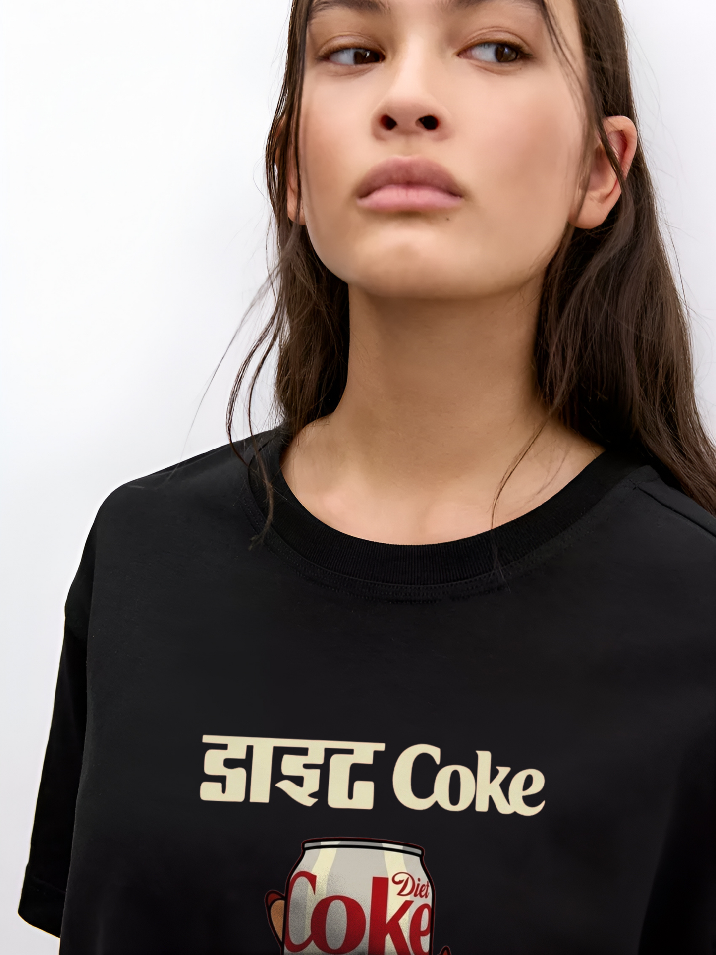 Desi Diet Coke Oversized T-Shirt - Black