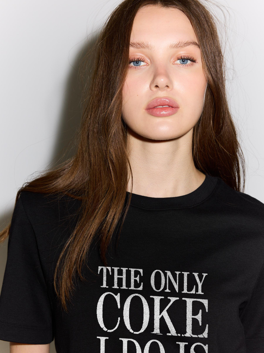 Only Diet Coke Regular Fit T-Shirt - Black