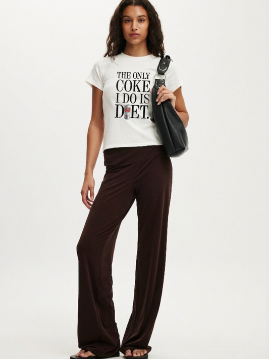 Only Diet Coke Crop T-Shirt - White
