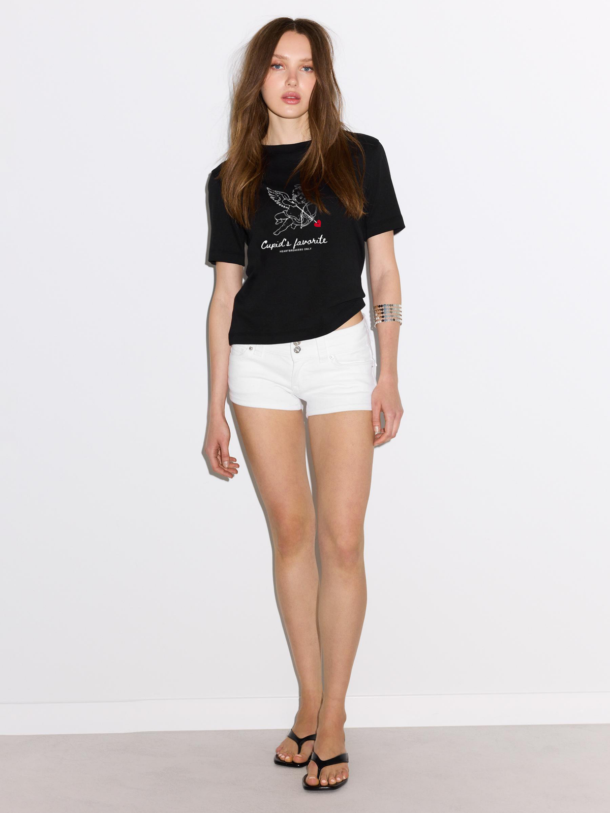 Cupid's Favourite Regular Fit T-Shirt - Black