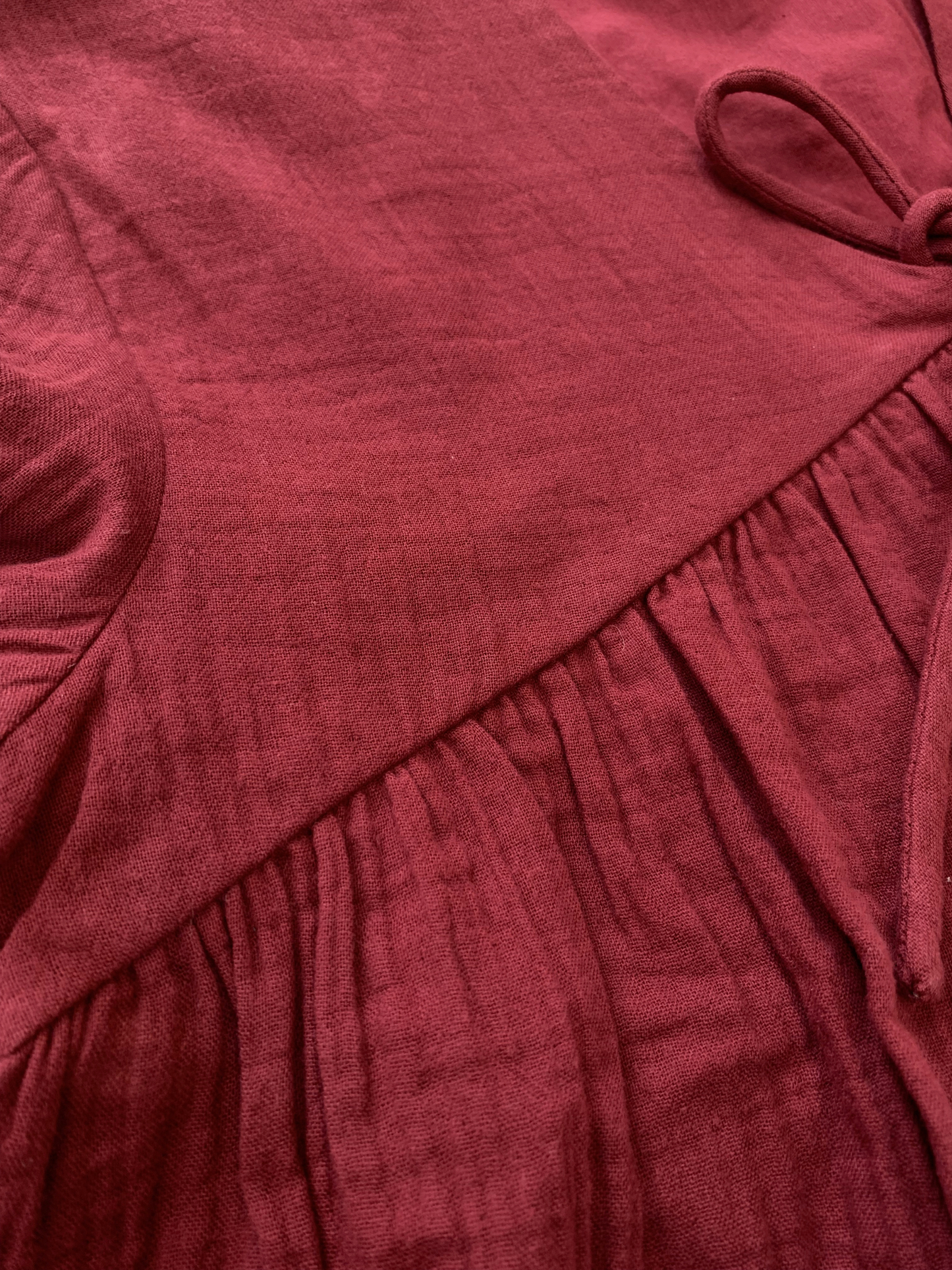 Burgandy Gauze Flow Set