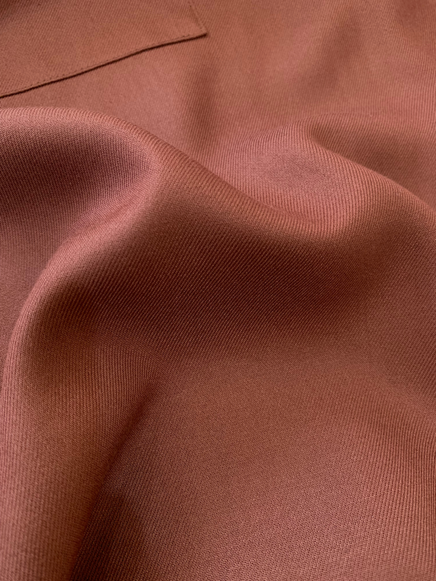 Brown Relaxed Collar Top