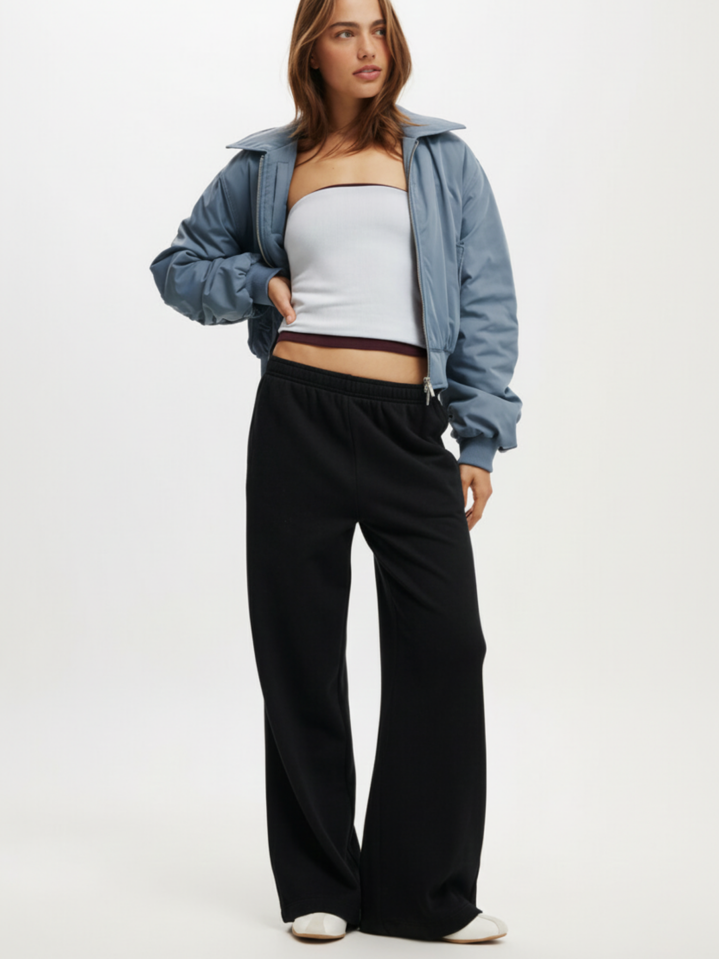 Black Wide Leg Jogger