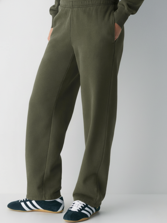 Olive green Straight Fit Jogger
