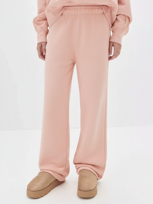 Baby Pink Wide Leg Jogger