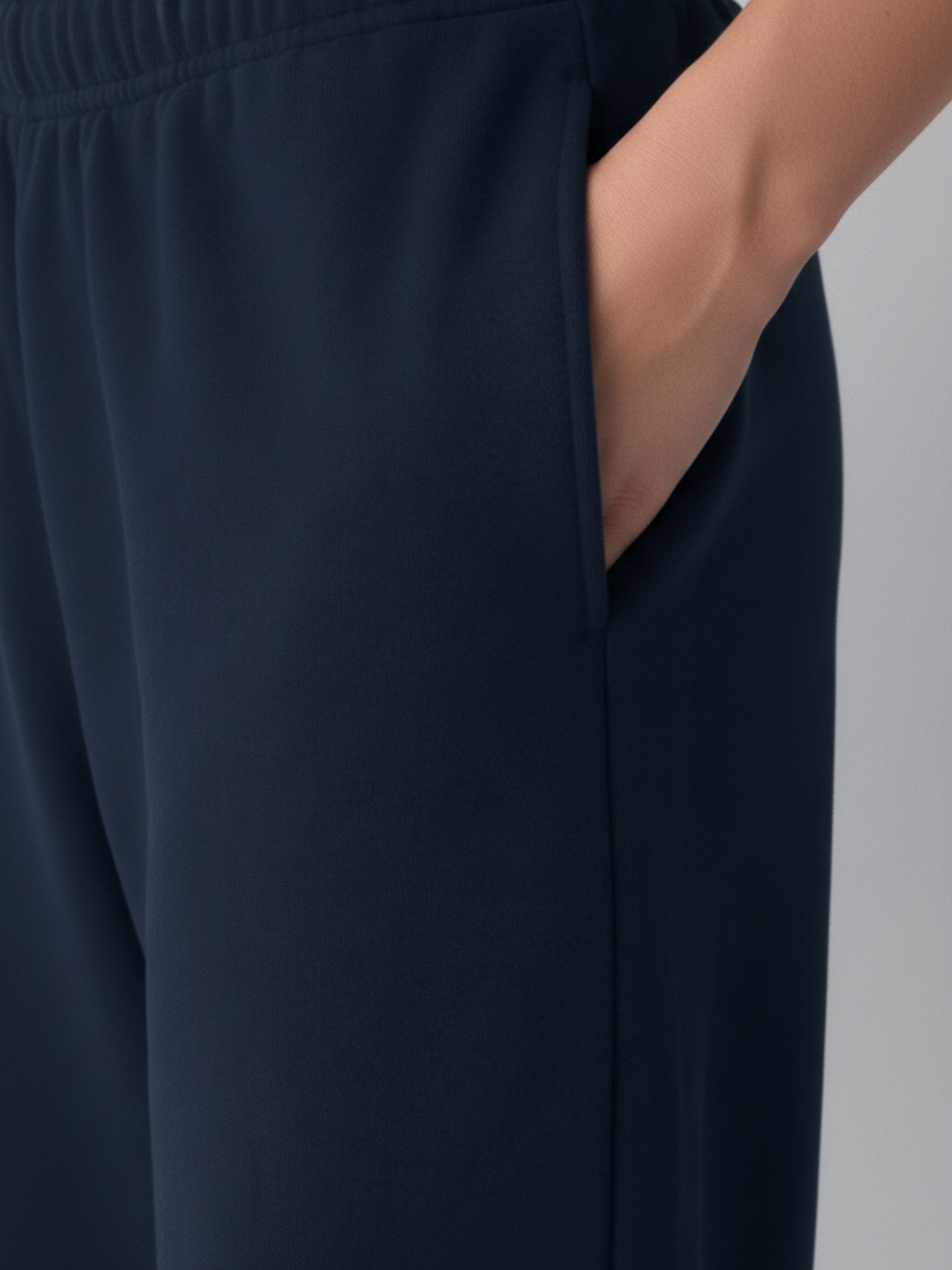 Navy Blue Straight Fit Jogger