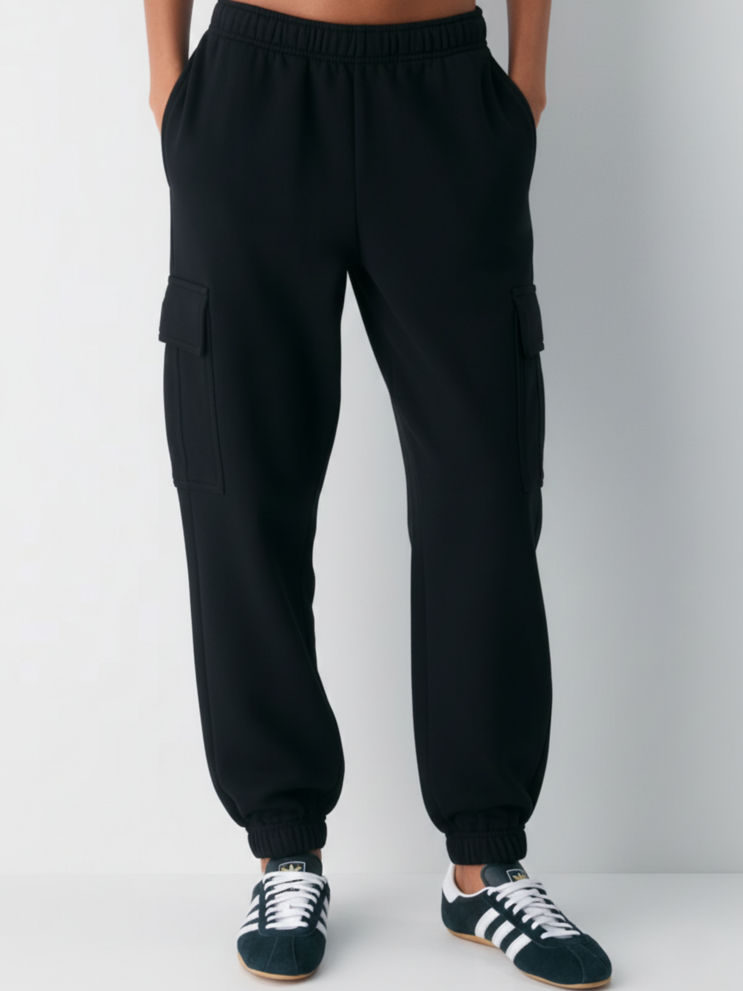 Black Cargo Jogger