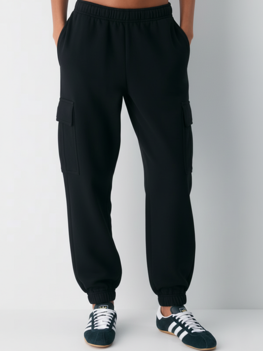 Black Cargo Jogger