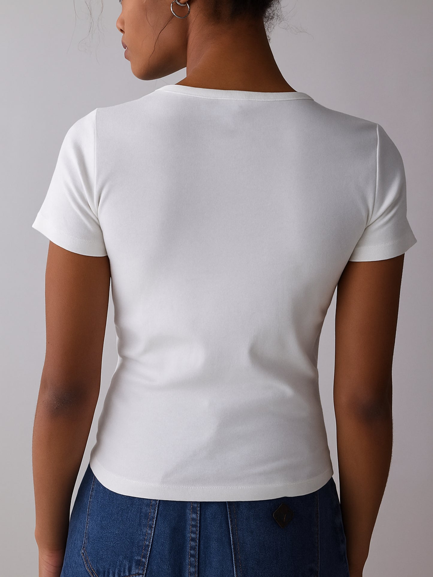 60 Crop T-Shirt- White