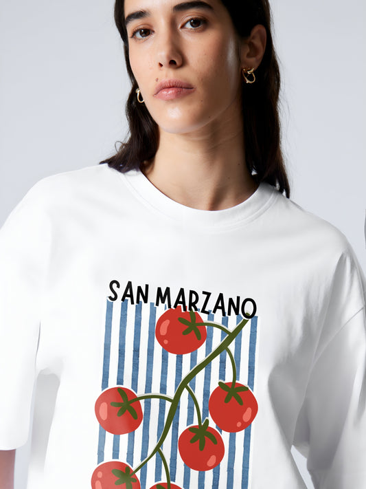 San Marzano Oversized T-Shirt- White