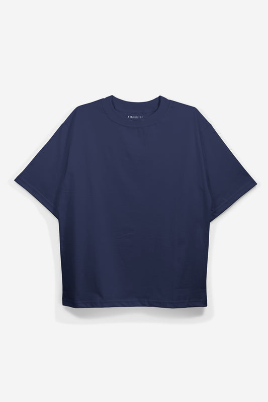 Navy Blue Oversized T-shirt